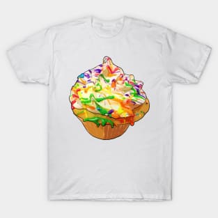 Rainbow cupcake T-Shirt